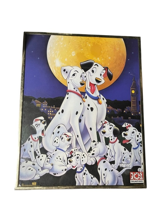 Disney Other - Vintage Disney 101 Dalmatians Framed Art Print Poster OSP 90s Cartoon Movie